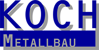 Blaues Logo Koch Metallbau