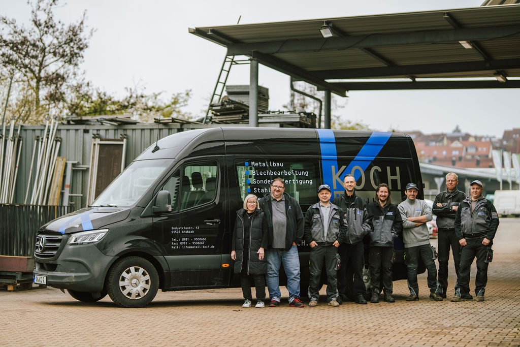 Metallbau-Koch-Ansbach-Team Das Team von Metallbau Koch aus Ansbach